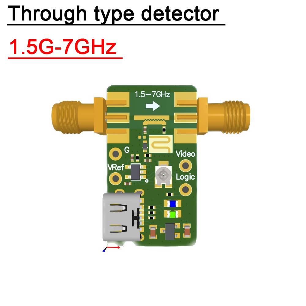 Co Detector Plug - 指向性カプラーを備えたアルミニウム検出器,RFパワーアンプの安定した波保護,タイプ検出器,1.5g-7ghz