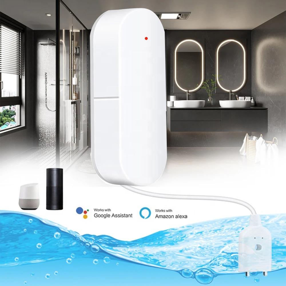 水漏れセンサー スマートホーム水道モニター 瞬時アラーム付き - Water Alarm Sensor のレビューと価格