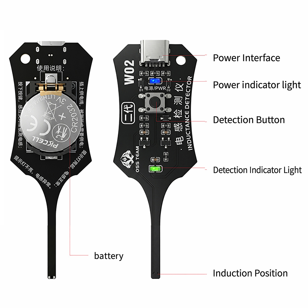DC 5V インダクタンステスター マザーボードコイル Ty - Co Detector Plug のレビューと価格