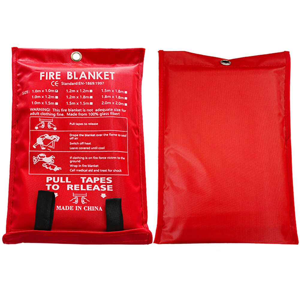 防火毛布 グラスファイバー防火毛布 断熱 緊急用防火毛布 キ - Fire Blanket Kitchen のレビューと価格