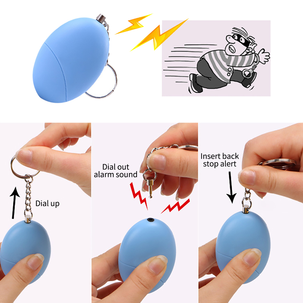 1 個自己防衛警報 100dB 女の子女性セキュリティ保護警 - Personal Alarm Keychain のレビューと価格