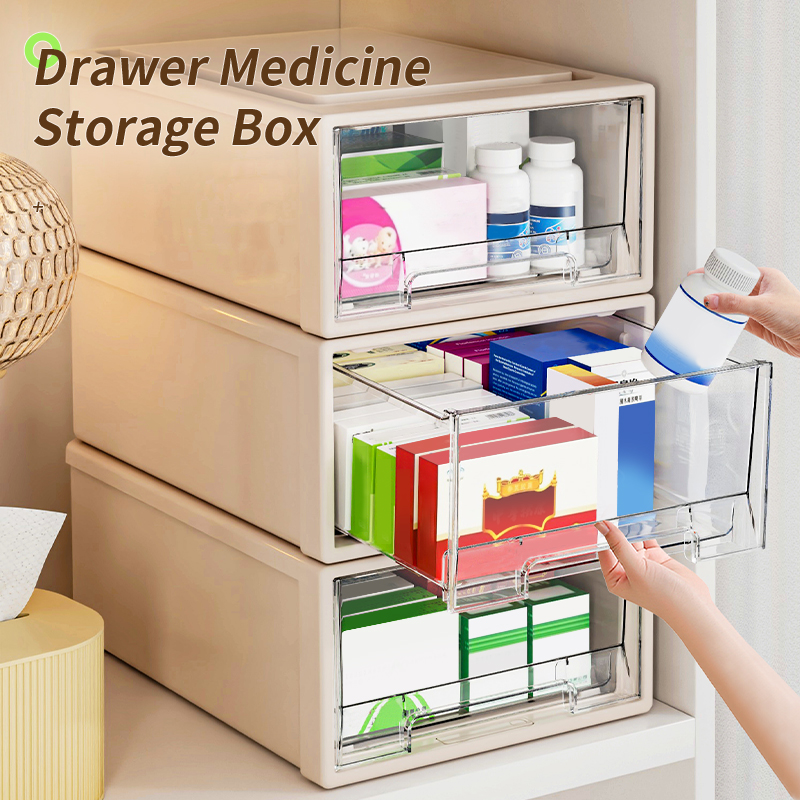 大容量の薬オーガナイザーボックス、ポータブル救急保管ケース、 - Medicine Cabinet Lock のレビューと価格