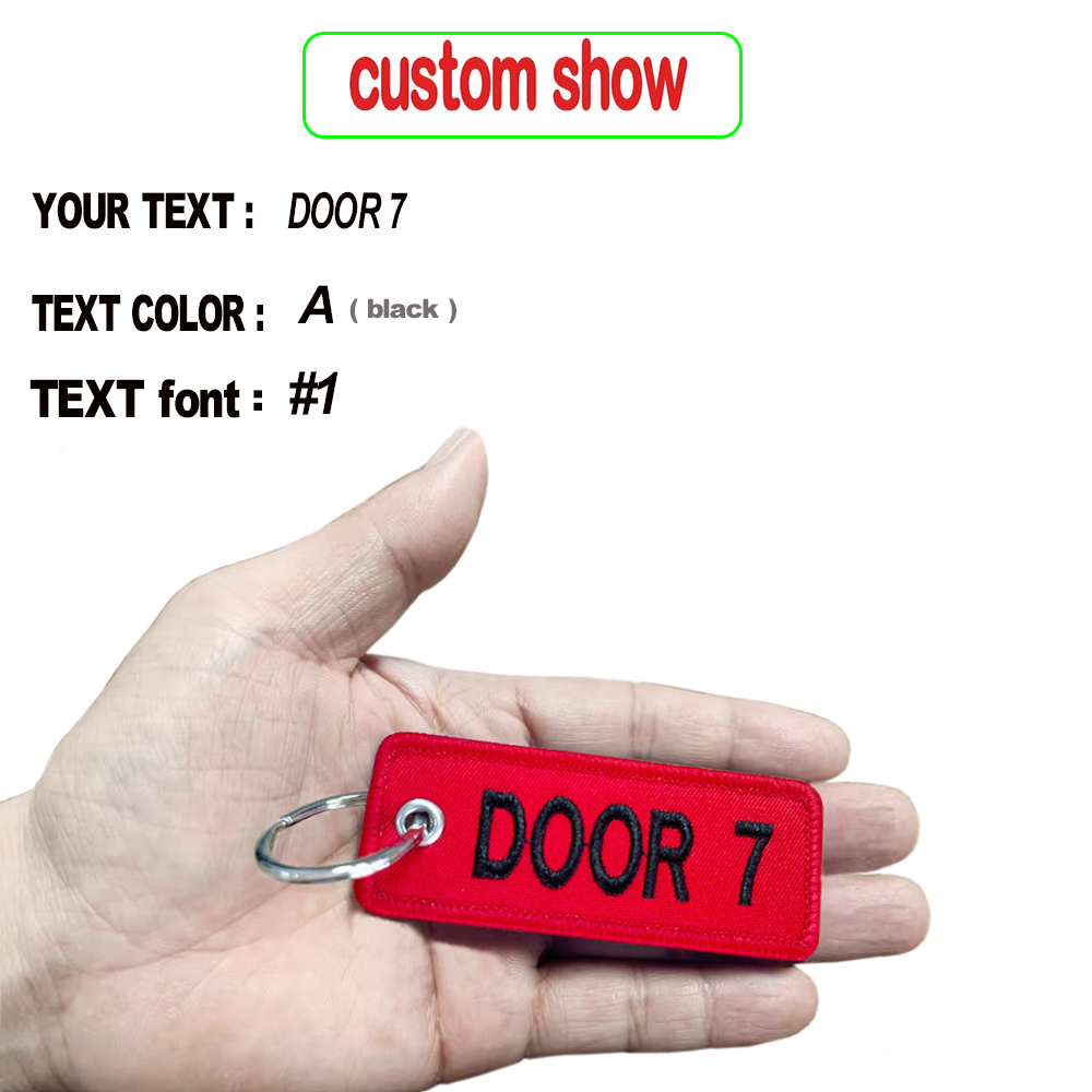 パーソナライズされた名前のカスタマイズ刺繍パッチ、車、オート - Security Chain Door のレビューと価格