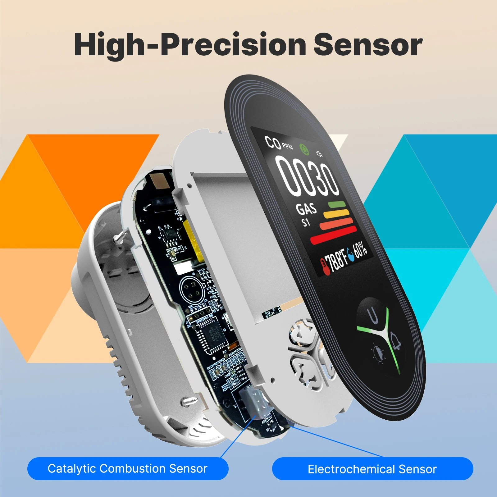 4-in-1 一酸化炭素可燃性ガス検知器 内蔵モニターアラー - Co Detector Plug のレビューと価格
