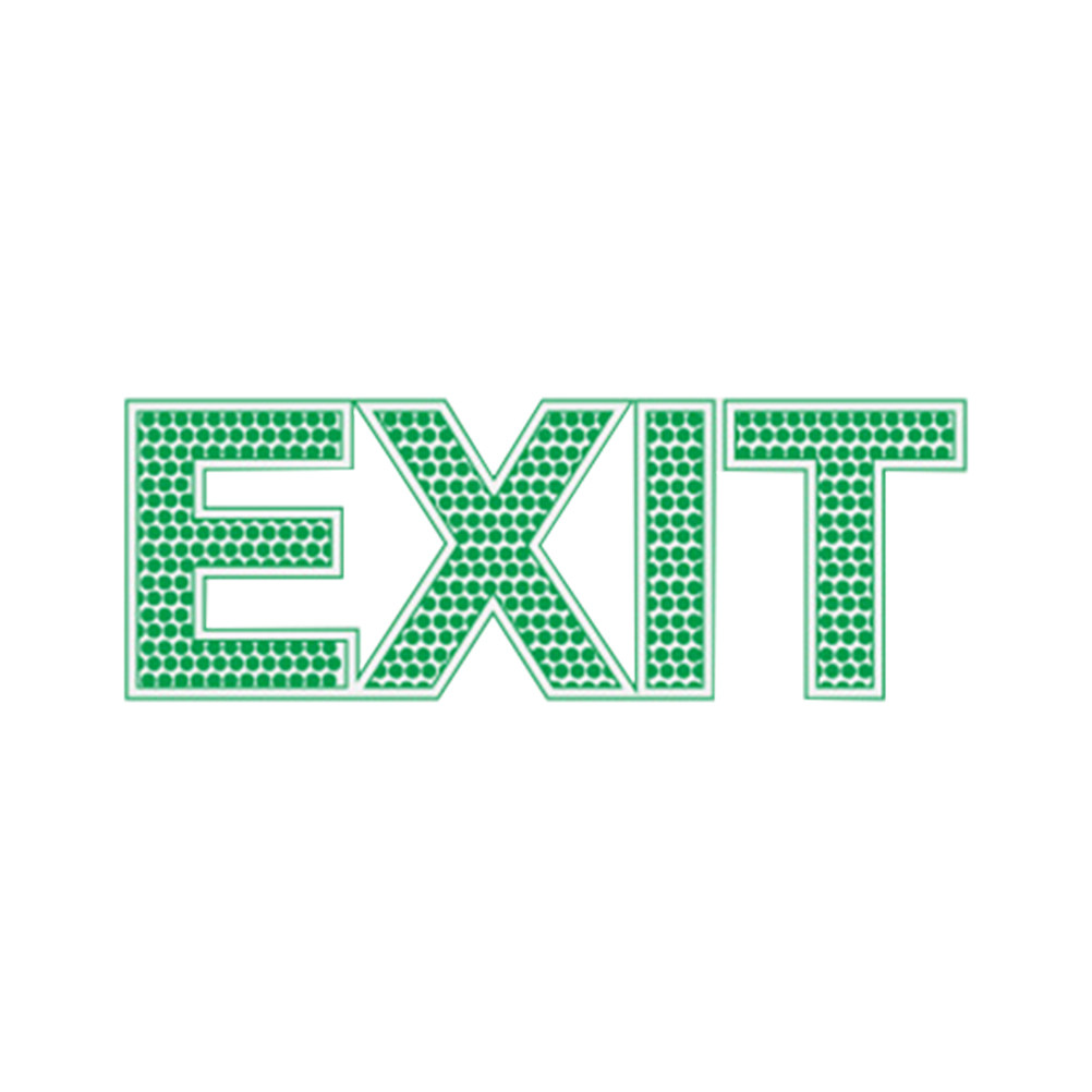 暗闇で光る非常口ウォールステッカー、発光安全標識デカール（緊 - Emergency Exit Sign のレビューと価格