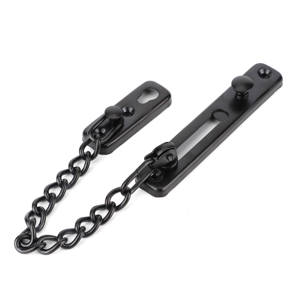 ステンレス鋼ステンレス鋼ドアセキュリティチェーンブラック、シ - Security Chain Door のレビューと価格