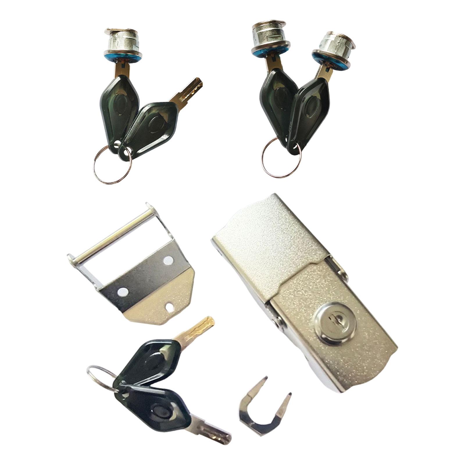 鍵付きバイクリアトランクロック、金属製ツイストノブロック金具 - Lockbox Key Secure のレビューと価格