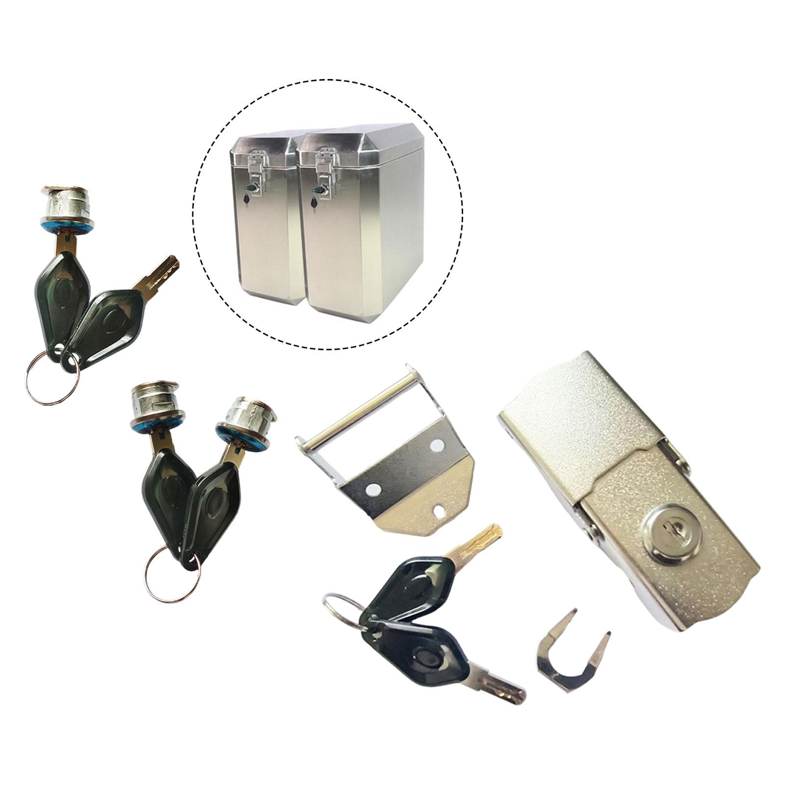 鍵付きバイクリアトランクロック、金属製ツイストノブロック金具 - Lockbox Key Secure のレビューと価格