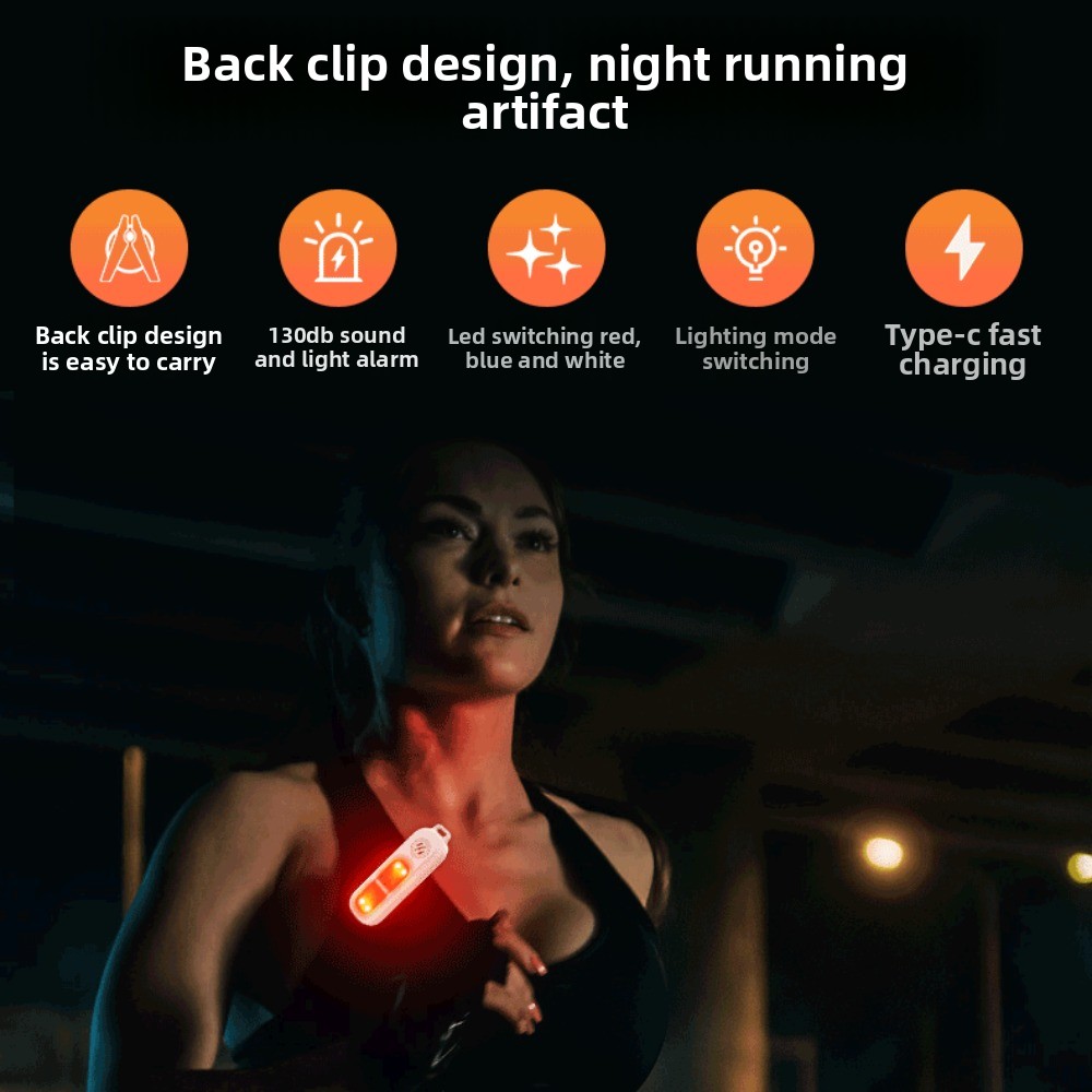 130dB 夜間ランニング安全警告灯 LEDライト キーホル - Personal Alarm Keychain のレビューと価格